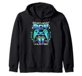 11th Birthday Boy Gamer Gift Age 11 Year Old GamingSon Zip Hoodie