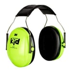 3M Peltor kid Casque anti-bruit H510, vert fluo / noir