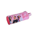 TOYBAGS Barbie Pencil Case School Pencil Case with 1 Compartment – Design with Side Handle – Lined Interior and Zip Closure – 8 × 22 × 8 cm, Multicoloured, School Pencil case with Zip