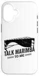 iPhone 16 Funny Marimba Instrument Pun for a Marimba Player Case