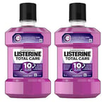 Listerine Total Care 10-in-1 Mouthwash, 2 x 1L