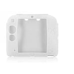 Housse étui protection silicone pour Nintendo 2 DS 2DS - Anti choc / rayures - Blanc - Straße Game ®