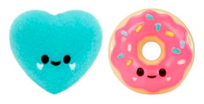 Fluffie Stuffiez Minis - Heart Candy and Donut - Soft and Crushy Mini Collectibles - Unpack Surprise - Make Your Own Tactile and Fidget Game - For Children Aged 4+