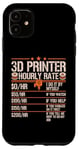 iPhone 11 3D Printer Hourly Rate 3D Printing Funny Case