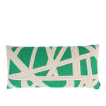 Missoni Home - Nastri Cushion 30 x 60 cm 651 Green/White - Prydnadskuddar och kuddfodral - Grön