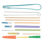 Drawstring Threader Tool Quick Turn Fabric Set Easy To Use With Stitch Remover