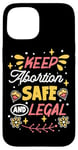 Coque pour iPhone 15 Women Right Pro Choice Féministe Droits de l'homme