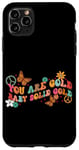 Coque pour iPhone 11 Pro Max You Are Gold Baby Solid Gold Gold Retro Vibes