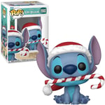 Funko POP Disney Stitch with Candy Cane (Holiday) Lilo & Stitch Vinyl Figure New