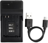 NB-6L USB Chargeur pour Canon PowerShot SX530 HS, SX610 HS, SX710 HS, SD1200 is, SD1300 is, S120 IXY 10S IXY 30S Caméra et Plus