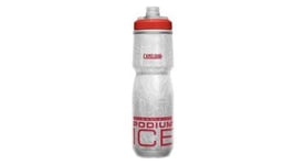 Bidon isotherme camelbak podium ice 620ml blanc   rouge