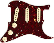 Fender Pré-Filaire Pickguard Strat Vintage Sans Bruit de Vintage - S/S/S - Shell de Tortue 0992345500 Rouge