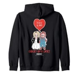 Chucky & Tiffany Chucky Gets Lucky Valentine Zip Hoodie