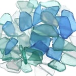 11 oz Sea Glass Cobalt Bulk Seaglass Pieces Caribbean Tumbled Sea Glass Beach Wedding Party Deco