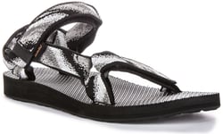 Teva Original Universal Back Strap Vegan Womens Sandal Black Multi UK 4 - 7