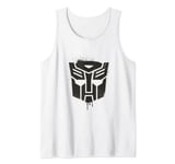 Transformers Autobots Dripping Paint Logo Silhouette Tank Top