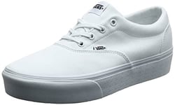 Vans Femme Doheny Platform Baskets, (Canvas) White, 42 EU