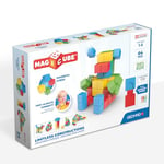 Geomag - Magicube 1+ Full Colour - Magnetic Cubes for Kids - 4 Colours - 64 Blocks – 100 Percent Recycled Plastic