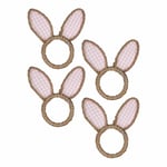 Seasons Easter Collection Serviettring m/Kaninører 4pk Rosa