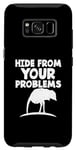 Coque pour Galaxy S8 Tête d'autruche dans le sable - Animal amusant pour cacher vos problèmes