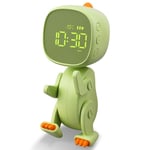 Children'S Digital Alarm Clock, Three Alarms, Dinosaur Alarm Clock with7641