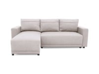 Pilea - canapé d'angle réversible 4 places - convertible avec coffre - en tissu - Best Mobilier