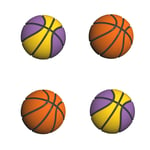 LeyuSmart Basketball Theme Thumb Grip Caps for Nintendo Switch/OLED/Lite, Sport Skin for NBA Live 2K22 2K21 Switch Game, JoyCon Cover Skin, 4Pcs