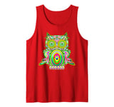 Ayahuasca Shaman - Colorful, Wise Owl of the Sacred Journey Tank Top