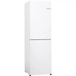 Bosch Series 2 255 Litre 50/50 Freestanding Fridge Freezer - White KGN27NWEAG