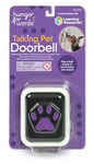 Hunger for Words Talking Pet Doorbell - 1 Piece Doorbell for Dogs, Doggie Doorbell, Perfect for Dog Training, Dog Buttons for Communication, multi