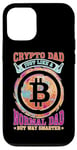 Coque pour iPhone 12/12 Pro Crypto Dad, Just Like A Normal Dad But Way Smarter