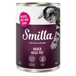 Ekonomipack: Smilla Mixed Meat Pot 24 x 400 g - Höns, nötkött & vilt