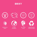 BRIXY Balance Shampoo and Conditioner Bar Set - All Hair Types, pH Balance &