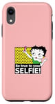 Coque pour iPhone XR Betty Boop Soyez fidèle à votre selfie