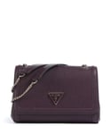 Guess Noelle Axelremsväska aubergine