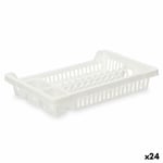 Diskställ Vit Plast 42,5 x 7 x 29,5 cm (24 antal)