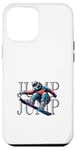 Coque pour iPhone 12 Pro Max Snowboard freestyle freeride sports d'hiver en poudreuse