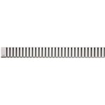 Grilles - Grille pour caniveau de douche linéaire 85 cm, inox mat LINE-850M - Alcadrain