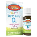 Carlson Labs - Baby's Super Daily D3, 400 IU, 2.54 ml.