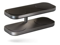 Zens Aluminium Series Quattro Wireless Charger Pro 4 Med Strømforsyning 65W | 4X 15W | Qi2 | Svart | Zeqc01b/00 (Zeqc01b/00)