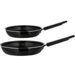 Prestige Quick and Easy 2 Piece Frying Pan Set 20cm and 24cm Non-Stick