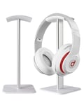 DGPLUS Headset Stand - Headphone Holder for desk with Aluminum Hanger Compatible with All Over-Ear On-Ear Computer Xbox One PS5 PS4 PC Game Telephone Headsets (White)