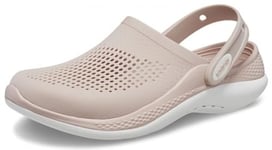 Crocs Unisex LiteRide 360 Clog, Pink Clay/White, 12/13 UK