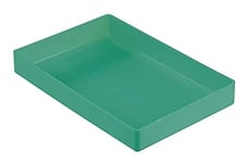 Hünersdorff Boîte de rangement en polystyrène résistant aux chocs Vert 160 x 108 x 23 mm