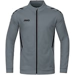 JAKO Men's Polyesterjacke Challenge Polyester Jacket, Stone Grey/Black, M