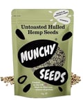 Munchy Seeds Hulled Hemp Seeds, Gluten Free High Protein Snacks, Nutritious & Versatile Hemp Seeds, Perfect With Cereal & Oats, Great Source Of Vegan Protein & Omega 3, High Fibre Snacks, 1kg