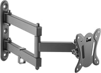 Support Murale Tv 13-27" S7311 (33-69Cm) Suspendu Orientable Inclinable Support Écran Pc Tv Universel Accroche Moniteur Vesa 100 X 100