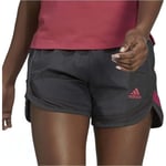 adidas Ultra Womens Running Shorts Grey 4 Inch Lightweight Lined Run Jogging