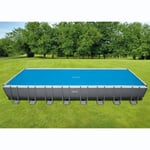 Bâche à bulles INTEX pour piscine tubulaire rectangulaire 9,75x4,88m - 160 microns