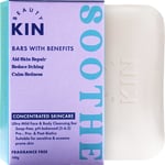 Beauty Kin Soothing Face & Body Wash Cleansing Bar for Sensitive or Itchy Skin &